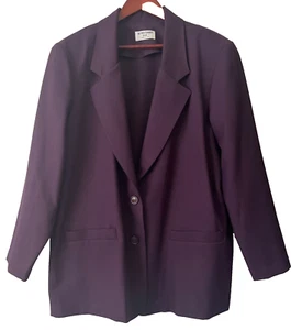 Alfred Dunner Women's Pant Suit Size 16W Pull-On Pants 20W Jacket Spring - Picture 1 of 7