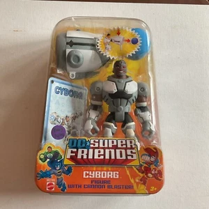 CYBORG CANNON BLASTER DC Super Friends Heroes 6" Figure Mattel 2007 NEW - Picture 1 of 1