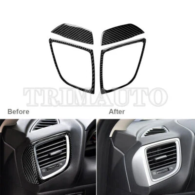 For Mazda 3 Carbon Fiber Center Dashboard Air Vent Outlet Cover Trim 2017-2021 - image 1 of 4