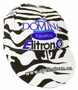DOMINA VACANZE RETRO CYCLING TEAM BIKE CAP - Vintage - Fixed - Mario Cipollini - Picture 1 of 1