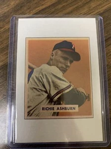 RICHIE ASHBURN - 1989 BOWMAN SWEEPSTAKES INSERT CARD REPRINT - Picture 1 of 2