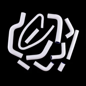 White For DUCATI MONSTER S4 2001-2003 01 02 03 Silicone Radiator Coolant Hose - Picture 1 of 13