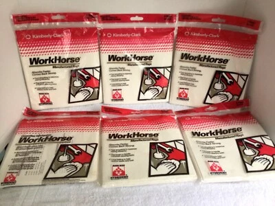 Lote WorkHorse Manufactured Rags Kimberly-Clark Hydroknit W1325 - Imagem 1 de 4