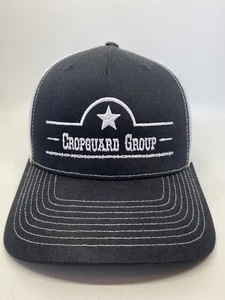 Cropguard Group Snapback Trucker Cap Hat Adult Adjustable Black&White Poly - Picture 1 of 7