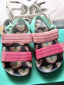Little Girls Pink Pacific Wave Sandals & Unisex Sunglasses  Janie & Jack. - Picture 1 of 9