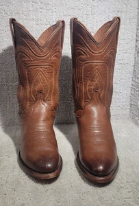 Tecovas The Jamie Women's Size US 6.5B Walnut Cowhide Leather Cowboy Boots - Picture 1 of 9