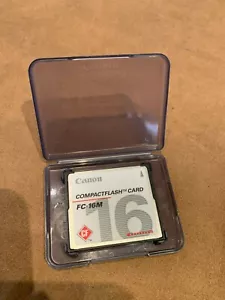 Canon 16MB FC-16M CF Compact Flash Camera Memory Card - Picture 1 of 2