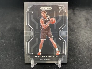 KESSLER EDWARDS 2021-22 PANINI PRIZM BASKETBALL #284 BASE ROOKIE CARD / NETS - Picture 1 of 2