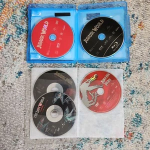 Jurassic Park Original Trilogy & Jurassic World DVD and Blu-Ray - Picture 1 of 1