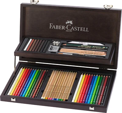 Faber Castell Art & Graphic Compendium Holzkoffer Künstlerartikel *!bestprice!*  - Bild 1 von 3