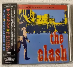 The Clash – Super Black Market Clash (CD) JAPAN OBI ESCA-7520 ** - Picture 1 of 2