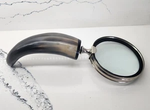 Vintage Horngriff Lupe groß 13" - Bild 1 von 5
