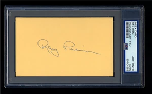 RAY PRIM SIGNED MINT INDEX CARD PSA/DNA AUTO CUBS 1945 PENNANT ERA CHAMPION - Picture 1 of 2