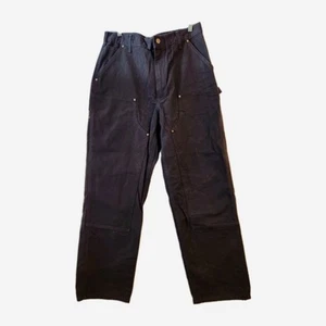 Carhartt Loose Fit Washed Duck Double Front Utility Work Pant Men 36x32 Workwear - Picture 1 of 12