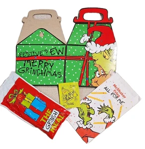 McDonald’s The Grinch Meal Limited Editon Box Socken Grinch Salz McShaker Tasche - Bild 1 von 7