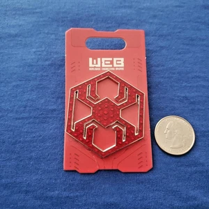 Disney Avengers WEB LABS Logo Disneyland Marvel Spiderman Pin - Picture 1 of 2