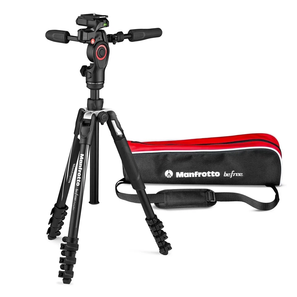 Manfrotto Befree 3-Way Live Advanced Camera Tripod kit, Aluminium Travel Tripod - Image 1 of 1