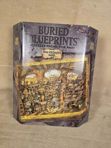 Vintage Buried Blueprints From The Past King Solomon’s Mines 1000 Pcs Puzzle NEW - Picture 1 of 2