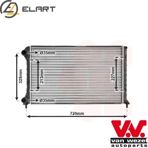 RADIATOR ENGINE COOLING 17002261 FOR FIAT DOBLO/MPV/Box/Body/MPV 1.9L 4cyl - Picture 1 of 6