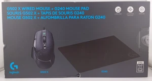 Tapis de souris gaming filaire Logitech G502 X Hero 25K et G240 - Photo 1/2