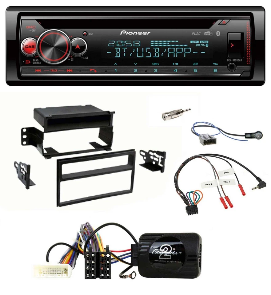 Pioneer Lenkrad DAB CD Bluetooth USB Autoradio für Nissan Tiida Versa 07-11 C11 - Bild 1 von 4