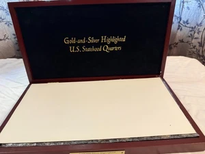 Gold & Silver Highlighted US State hooded Quarters - Picture 1 of 3