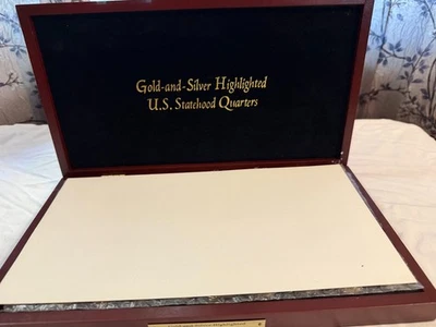 Gold & Silver Highlighted US State hooded Quarters - Image 1 of 3