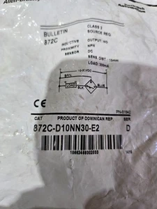 Allen Bradley 872C-D10nn30-E2 - Picture 1 of 3
