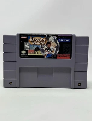 Refurbished Harvest Moon Super Nintendo SNES Authentic | Tested | Excellent - Image 1 of 4