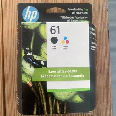 HP 61 Black and Tri-Color 2 pack New and Sealed! - Image 1 of 4