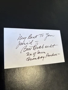 Bill Reichardt (Iowa ‘50 & ‘51 All-Big 10 FB/PK) ‘52 Green Bay Packers, died ‘04 - Picture 1 of 1