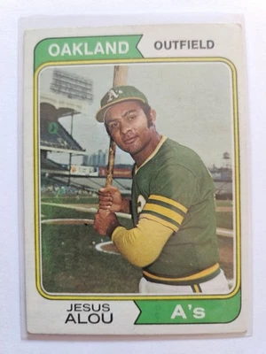 Topps Jesus Alou 1974 #654 excelente/como nuevo Foto 1 de 2