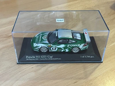 1/43 Minichamps Porsche 911 GT3 Cup Daytona 2004 Foxhill diecast MIB - Image 1 of 3