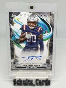 JA'LYNN POLK 2024 TOPPS INCEPTION ROOKIE AUTOGRAPH #RA-JP RC AUTO Q4556 - Bild 1 von 2