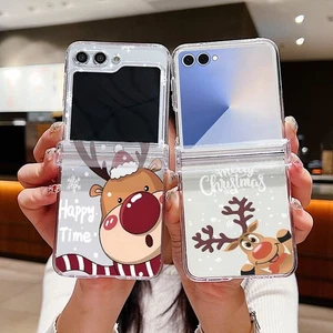 Christmas Phone Case For Samsung Galaxy Z Flip7 FE Flip6 Flip5 Flip4 Hard Cover - Picture 1 of 15