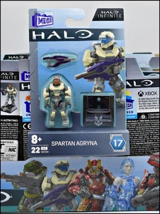 HALO INFINITE MEGA CONSTRUX HEROES SERIES 17 SPARTAN AGRYNA MINI FIGURE HKT04 - Picture 1 of 6