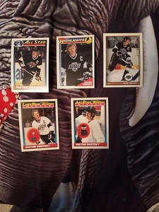 1990 1991 O-Pee-Chee Wayne Gretzky 5 Card Lot NM-MT - Bild 1 von 2