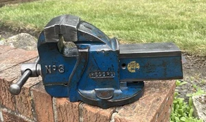 RECORD No3 ENGINEERS MECHANICS BENCH VICE GARAGE SHED OR WORKSHOP TOOL GWO - Picture 1 of 6