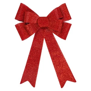 Arco Oropel Rojo Iluminado LED Northlight 24" Decoración Navidad - Imagen 1 de 4