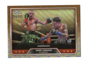 2024 Topps Chrome Boxing SUNNY EDWARDS Bronze Refractor #210/225 - Bild 1 von 2