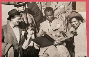 Louis Armstrong and Entourage Arrive in Canada Air Canada New Postcard