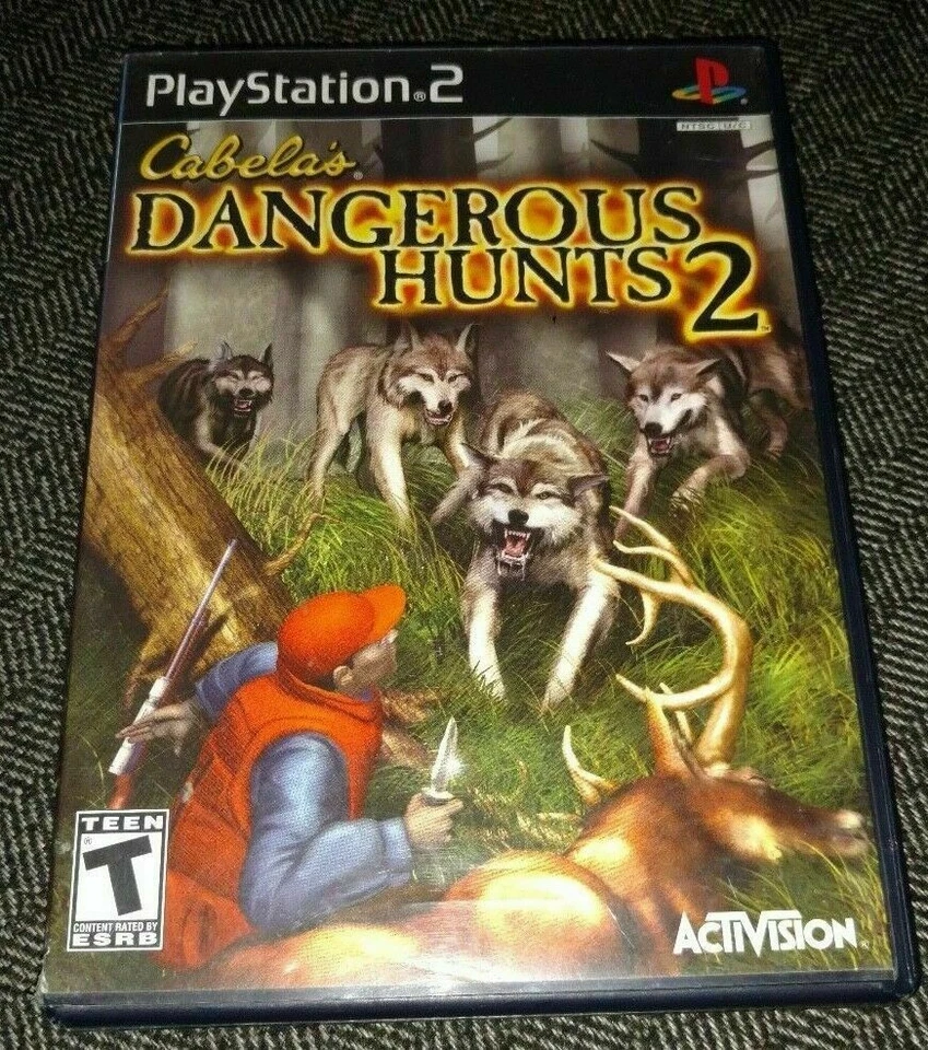 CABELA'S DANGEROUS HUNTS 2 - PS2 - COMPLETE WITH MANUAL - FREE S/H - (QQ) - Image 1 of 1