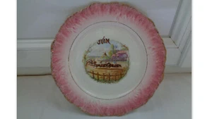ASSIETTE FAIENCE ST AMAND LES EAIX LEBACQZ BOUCHARD MOIS DE JUIN COURSE HIPPIQUE - Picture 1 of 2