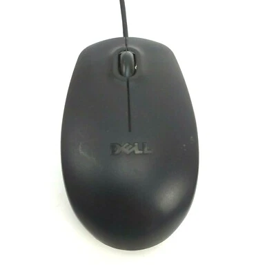 Genuine Dell MS111-P USB Optical Mouse 3 Button Wheel Mice Original Black Used  - Image 1 of 4