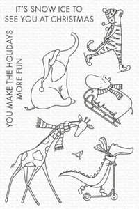 My Favorite Things Stempelset "Christmas Safari" Clear Stamp Set - Bild 1 von 1