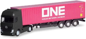 Vehículos modelo a escala N - 066792 Mercedes-Benz Actros contenedor semirremolque "UNO" - Imagen 1 de 1