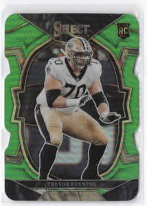 2022 Panini Select Trevor Penning RC #29 Neon Green Prizm Die Cut #/299 - Picture 1 of 2