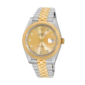 ROLEX Stainless Steel 18K Yellow Gold 41mm 126333 Datejust 41 Warranty Box 2017 - Picture 1 of 6