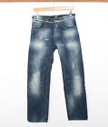 JUST CAVALLI Distressed Blue Denim Boyfriend Jeans US 30x29 / IT 44