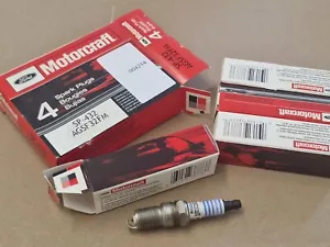 X4 Motorcraft Ford F-Series Ranger Mustang Platinum Spark Plug SP-432 AGSF32FM - Picture 1 of 12